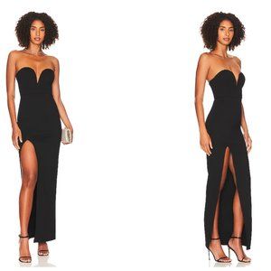 NWT Superdown Gianna Sweetheart Slit Dress